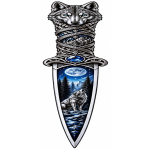 Neu * 1 g Silber Der Wolfsdolch / The Wolf Dagger