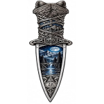 Neu * 1 g Silber Der Wolfsdolch / The Wolf Dagger