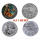 2 x 1 oz *SET* Liberia 2026 BU + Oblivion - GIANT DEER / der Riesenhirsch -  MEGAFAUNA (2.) - Silber 20$ - Germania Mint