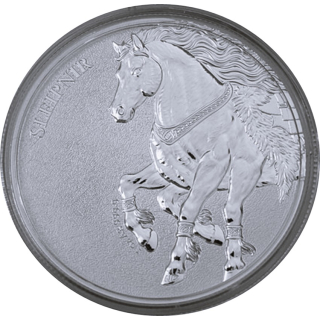 1 oz Germania Beasts 2026 BU - SLEIPNIR ODINS Achtbeiniges Ross - Der Wanderer zwischen den Welten - Germania Beasts Topserie der Germania Mint