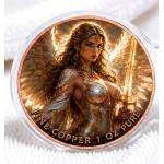Neu ** 2 x 1 oz Kupfer Edition - Der SCHUTZENGEL / Guardian Angel - Copper Color High relief - Vorverkauf / Presale!