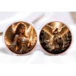 Neu ** 2 x 1 oz Kupfer Edition - Der SCHUTZENGEL / Guardian Angel - Copper Color High relief - Vorverkauf / Presale!