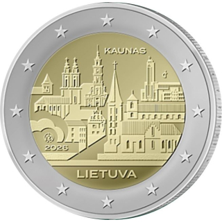 Litauen 2 Euro - Litauische Städte – Kaunas 2026