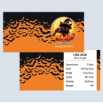 NEU* 1 oz American Eagle Liberty 2026 - Spooky Little Paws Halloween Edition
