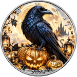 NEU* 1 oz American Eagle Liberty 2026 - Midnight Raven Halloween Edition