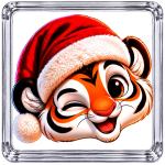 Neu * 1 g Silber - Der SANTA CLAUS TIGER -...