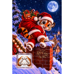 Neu * 1 g Silber - Der SANTA CLAUS TIGER - Wunderschönes Motiv ! - Serie Minisilber