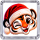 Neu * 1 g Silber - Der SANTA CLAUS TIGER - Wunderschönes Motiv ! - Serie Minisilber