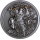 2 oz Kamerun 2024  - MONKEY KING / Der AFFENKÖNIG - Doppelmotiv - Die Legende des Sun Wukong - Silber Antik 1,000 Frs
