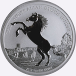 1 oz Australian 2013 BU - Stock Horse - Silber 1 AU$ - EINZELSTÜCK