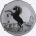 1 oz Australian 2013 BU - Stock Horse - Silber 1 AU$ - EINZELSTÜCK