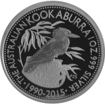 1 oz Australien 2015 Proof - Kookaburra World Money Fair Berlin - 1 AU$