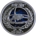 2 x 1 oz Tuvalu 2015 Proof - Star Trek Deep Space 9 & Sisko  - Silber Color 2 x 1 AUD