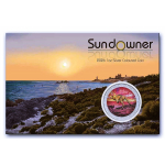 1 oz Australien 2026 Color - Känguru Kangaroo im Sonnenuntergang - Sundowner Edition Coin Card - Silber BU 1 $ - Perth Mint