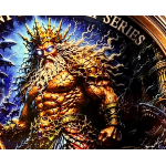 Neu* 5 oz Kupfer Edition - Der KÖNIG der MEERE /  Herrscher der Tiefsee - The SEA KING- Trident of the Deep serie - Copper Color High relief - Vorverkauf / Presale