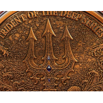 Neu* 5 oz Kupfer Edition - Der KÖNIG der MEERE /  Herrscher der Tiefsee - The SEA KING- Trident of the Deep serie - Copper Color High relief - Vorverkauf / Presale