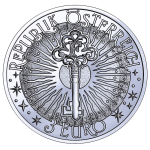 NEU* Österreich 3 Euro 2026 HGH - Das EINHORN / UNICORN - Fantastische Fabelwesen (5) - GLOW-in-the-DARK - Nachtleuchtend