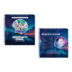 Edition* 1 oz Kanada 2026 Color  - Schneeeule Polarlichter - 3-Dimensionaler Effekt  - Silber Color