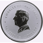 1 oz Australien 2027 High Relief Proof - Jahr der ZIEGE / Year of the GOAT - LUNAR 3 Serie Perth Mint - 1 AU$ - Silberziege Silver Goat