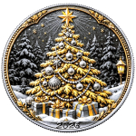 NEU* 1 oz USA 2026 Liberty - O-TANNENBAUM Frohe...