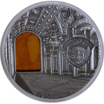 2 oz Palau 2012 Antik - KREML Moskau mit Ostsee-Bernstein...