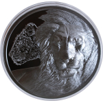 2 oz Tansania 2023 Black Proof - LÖWE / LION -...
