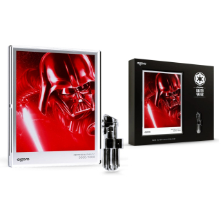 ab 02.11.** 1/2 oz + 5 g Silber Niue 2026 Proof - STAR WARS DARTH VADER & LICHTSCHWERT / Light Saber - Silber Folie color - 2 NZ$
