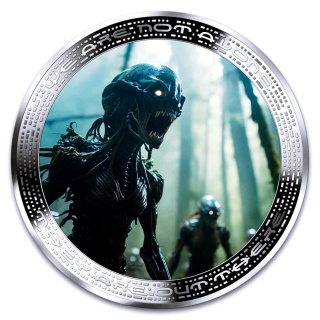2 oz Kamerun 2025 Proof - ALIEN - Ihr seit Nicht Alleine / You are Not Alone - Silber Farbig Color 2000 Francs - Auflage 49