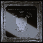1 oz Kamerun 2025 Black Proof - VANITAS Philipp Sauerland - 1000 Francs