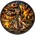 Neu* 1 kg Kupfer-Silber- Edition - ANUBIS vs Der Verfluchte PHARAO / The CURSED PHARAO - American Liberty/Eagle Silber- Das Meisterwerk aus 2 Welten - Interactive-Serie Dimensionaler Effekt - Vorverkauf / Presale