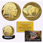 USA 2026 Bimetall Proof - Native Indian & Buffalo 250...
