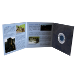 Luxemburg 5 Euro 2015 Silber / Niob Proof - Burg Brandenbourg - Coin Card