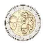 2 Euro Luxemburg 2015 125 Jahre Dynastie Nassau-Weilbourg Coincard
