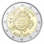 2 Euro Finnland 2012 10 Jahre Euro Bargeld