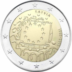 2 Euro Lettland 2015 30 Jahre Europaflagge -...