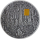2 oz Palau 2010 antique - Sagrada Familia - Ostsee-Bernstein / Amber - Mineral Art serie - Silber Antique Finish 10$