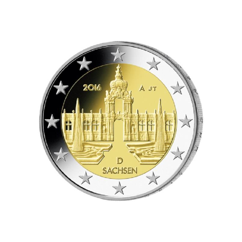 2 Euro Munze 2016 Sachsen