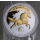 1 oz Kamerun 2014 Gilded Proof - LUNAR PFERD - Jahr des Pferdes -  GOLDEN HORSE - YIN YANG - Classic Silver Edition - 1000 Francs