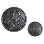 1 oz Burkina Faso Wolpertinger 2015 Silber Antique Finish...