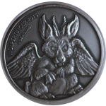 1 oz Burkina Faso Wolpertinger 2015 Silber Antique Finish...