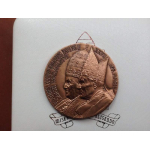 Vatikan 2014 Medaille Bronze Heiligsprechung Johannes Paul II + Johannes XXIII