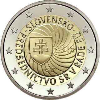 2 Euro Slowakei 2016 EU-Ratspräsidentschaft  unc.