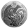 1 oz Ruanda 2017 BU - Hahn Rooster - Jahr des Hahnes - Serie Lunar Ounce Silber - 50 RWF