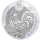 1 oz Ruanda 2014 Proof - Hahn Rooster - Jahr des Hahnes - Serie Lunar Ounce