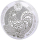 1 oz Ruanda 2017 Proof - Hahn Rooster - Jahr des Hahnes Silber - Serie Lunar Ounce incl. Box