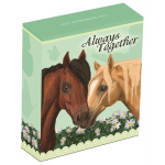 1/2 oz Tuvalu 2017 - Always Together HORSES - Immer Zusammen - Proof - 0,50 AUD