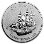 1 Unze Silber Cook Islands Bounty 2017 - neues Design