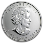 1 Unze Silber Maple Leaf 2013 Kanada