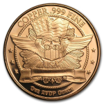 1 Unze Copper Round Dont Mess with Me American Aligator 999,99