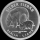 1/2 Oz Silber Eisbär 2017 Berlin in Coincard